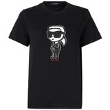 Karl Lagerfeld Majice s kratkimi rokavi - Črna Cene