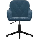 Okretna uredska stolica plava baršunasta | Eponuda.com