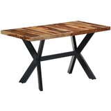  Blagovaonski stol od masivnog drva šišama 140 x 70 x 75 cm | shoptok.hr