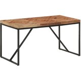 vidaXL Blagovaonski stol 140 x 70 x 76 cm masivno drvo bagrema i manga Cijene