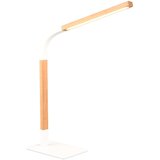 Tri O Bela/naravna LED zatemnitvena namizna svetilka z lesenim senčnikom (višina 73,5 cm) Norris – | Shoptok.si
