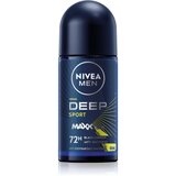 Nivea MEN Deep Sport anti-transpirant roll-on za moške 50 ml | Shoptok.si