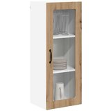 vidaXL Stenska kuhinjska omarica z vrati Umetni hrast 40 x 31 x 100 cm | Shoptok.si