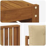  Set vanjskih sofa 5 kom. Prirodna i bež | shoptok.hr