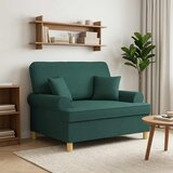  Fotelja s jastučićima Tamnozelena Tkanina | shoptok.hr