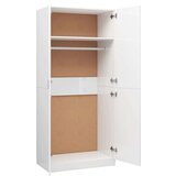 Sijaj ormar visoki sjaj bijeli 80 x 52 x 180 cm od konstruiranog drva | shoptok.hr