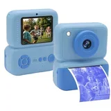 Mini kamera printer q10 + papir za stampanje fotografija plava ( K218 )