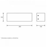 Rustik 176 ZIDNA LAMPA 12W 3000K | ePonuda.com