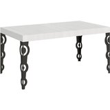 Itamoby   Karamay (90x160/264 cm) - bela, barva nog: antracit - raztegljiva jedilna miza, (20842451) Cene