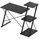 Leader 3.5 Crni radni stol s policama 116 cm | shoptok.hr