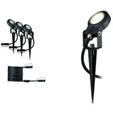 PAULMANN Plug & Shine Set vrtnih LED spot svjetala Dopunski set Sting (6 W, Antracit, 24 V, 3 Kom., Ø x V: 5,2 x 29 cm) | shoptok.hr
