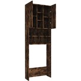 Ormarić za perilicu rublja boja dimljenog hrasta 64x25,5x190 cm | shoptok.hr