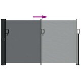  Bočna tenda na uvlačenje crna 120 x 300 cm | shoptok.hr