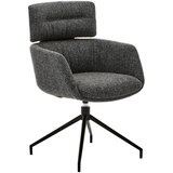 Dieter Knoll NASLANJAČ, kovina, tekstil črna, temno siva | Shoptok.si