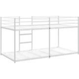 Krevet na kat bez madraca bijeli 80x200 cm čelik | shoptok.hr