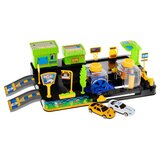  Praonica automobila za igru sa 2 auta i raznim rekvizitima - zeleno/žuti | shoptok.hr