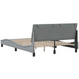 vidaXL okvir za krevet bez madraca svjetlosivi 140 x 190 cm od tkanine | shoptok.hr