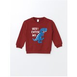 LC Waikiki Crew Neck Long Sleeve Printed Baby Boy Sweatshirt and Tracksuit Bottom 2-Piece Set | shoptok.hr