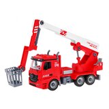 Vatrogasno vozilo za igru s kacigom TOOL - crveni | shoptok.hr