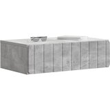 Stolna montirana na zid Betonska siva 59 x 34,5 x 17 cm | shoptok.hr