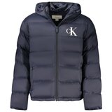 Calvin Klein Jopica Jeans Ls Nylon Monogram Puff Jacket Blue L Cene