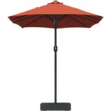  Vrtni dežnik Terakota 385 x 209 x 244 cm Poliester, (5000160724) | Shoptok.si