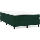  box spring s madracem tamnozeleni 120x190 cm baršunasti | shoptok.hr