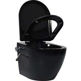Brez Viseča WC školjka brez roba z bide funkcijo keramična črna | Shoptok.si