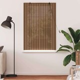 vidaXL Zavjese i sjenila sa zavjesama Smeđa 110 x 160 cm bambus | shoptok.hr
