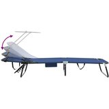  Sklopiva ležaljka za sunčanje Plava 190 x 57 x 81 cm oxford | shoptok.hr