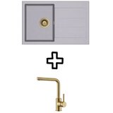 Aquasanita Set Tesa SQT101AW + Zora PVD Zlato/Alumetallic | shoptok.hr