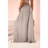 Kesi Włoski Women's wide trousers with elastic waistband fango | Shoptok.si