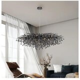 PAUL NEUHAUS 2031-18 - Viseći luster na sajli ICICLE 15xG9/40W/230V 75x150 cm crna | Eponuda.com