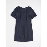 Sinsay Tweed mini haljina s imitacijom džepova | shoptok.hr