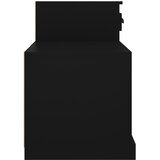 Ormarić za cipele crni 100 x 42 x 60 cm od konstruiranog drva | shoptok.hr