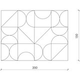 noo.ma Odeja v kremasto bež barvi 150x200 cm Tulle - | Shoptok.si