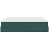 vidaXL Otomanski posteljni okvir z vzmetnicami zelen 200x200cm žamet, (21610807) | Shoptok.si