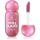 Essence milky GLAZED tonirani balzam za ustnice s sijajem odtenek 04 Berry Au Lait 4 ml Cene