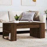 vidaXL Stolić za kavu Smeđa hrasta 102x55x42 cm konstruirano drvo Cijene