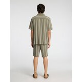 Selected Homme Srajca 'SLHSal' oliva / off-bela | Shoptok.si
