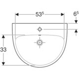 Geberit Selnova 60 lavabo 500.305.01.1(7)