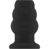 SONO No.51 Large Hollow Tunnel Butt Plug 5 Inch Black Cene