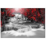  Slika - Cascade of Thoughts (1 Part) Wide Red 30x20 Standard | shoptok.hr