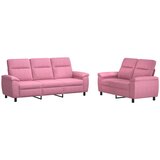  Set sofe 2 pcs Ružičasta Tkanina | shoptok.hr