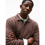 Tommy Jeans Pulover 'ESSENTIAL' rjava | Shoptok.si
