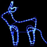  Ukrasni božićni sob i sanjke vanjski s 576 LED žarulja | shoptok.hr