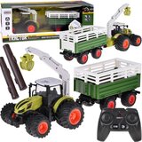 Traktor na daljinsko upravljanje s prikolicom i hvataljkom za trupce RC0719 Cijene