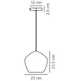 Nordlux visilica na sajli ORBIFORM 1xE27/40W/230V crna/siva | Eponuda.com