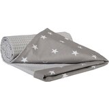 Medi Partners Blanket 75x100 cotton + cotton Wafel – Stars + gray Wafel Cijene