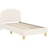  za djecu s uzglavljem Krem 80 x 160 cm Bouclé | shoptok.hr